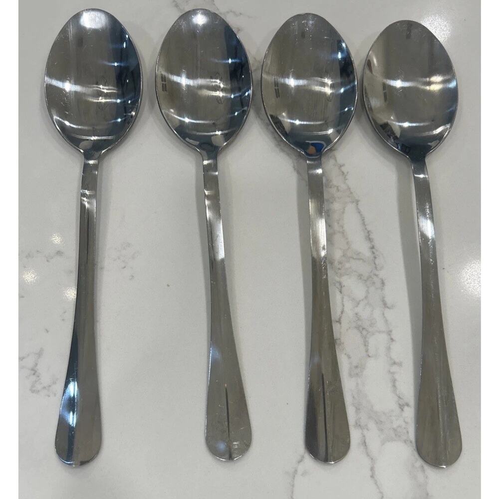 Stainless Steel X-Large Serving Spoons Set of 4 Buffet & Banquet Style‎ 9.5”